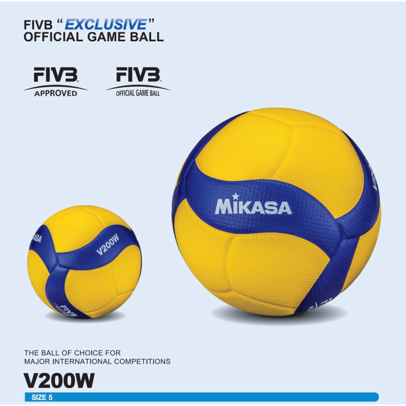 MIKASA VOLLEYBALL, BOLA TAMPAR MIKASA V200W V300W V330W Shopee Malaysia