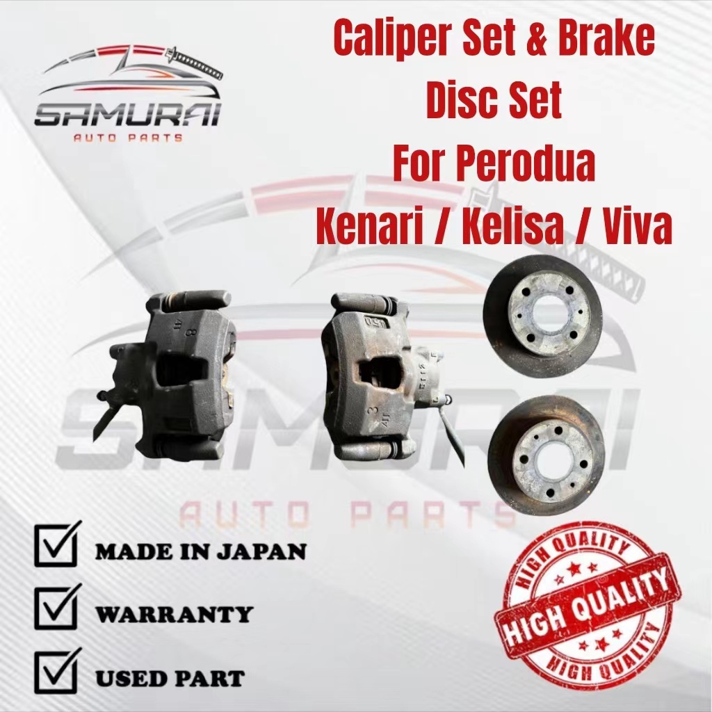 Daihatsu EF Kelisa Kenari Viva Caliper Set & Brake Disc Set For Perodua