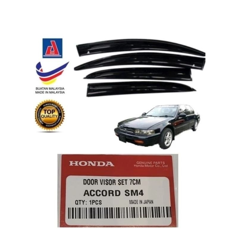 Honda Accord SM4 19901993 Door Visor Shopee Malaysia