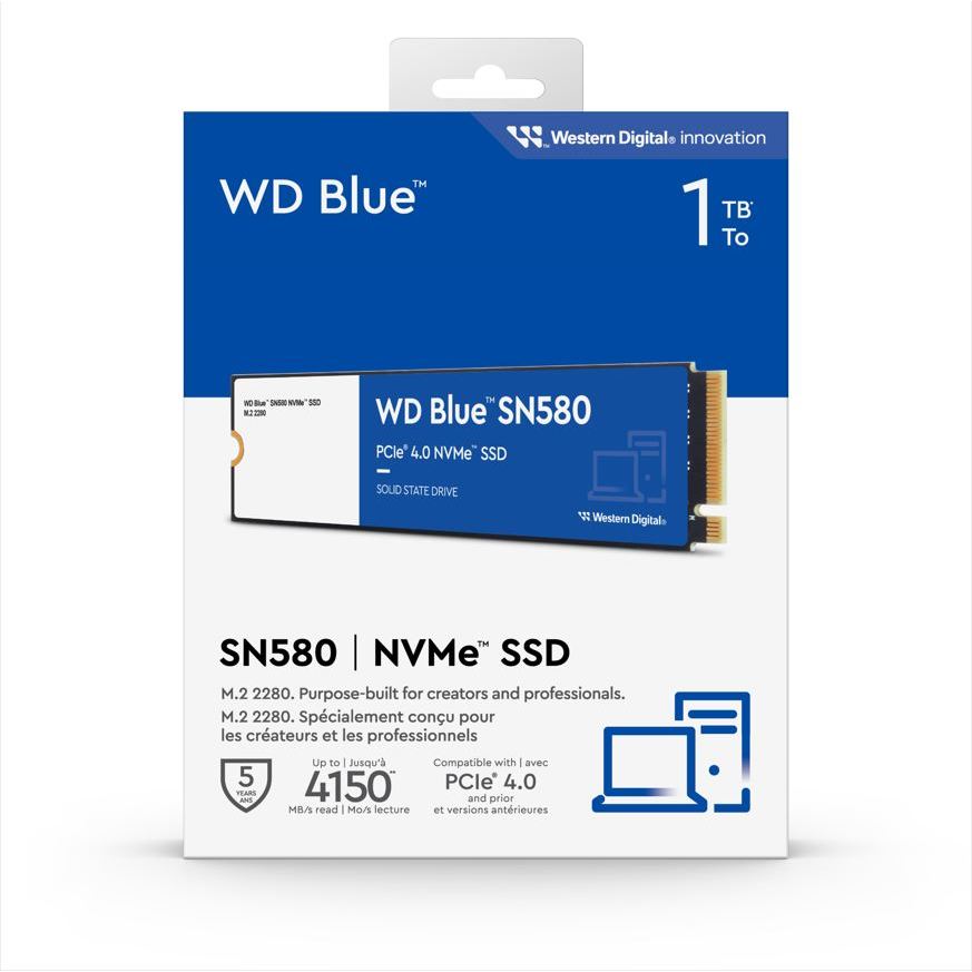 Western Digital WD Blue SN570 SN580 250GB / 500GB / 1TB / 2TB M.2 NvMe ...