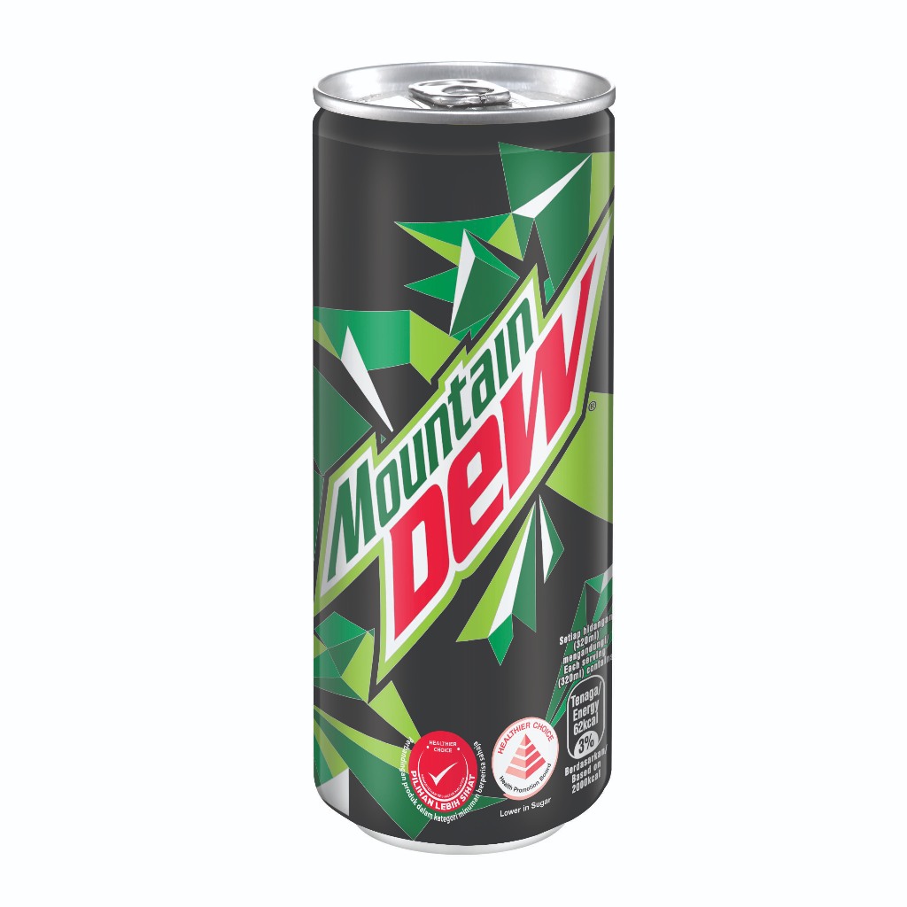 MOUNTAIN DEW 320ml x 6 cans (M. Cluster) | Shopee Malaysia