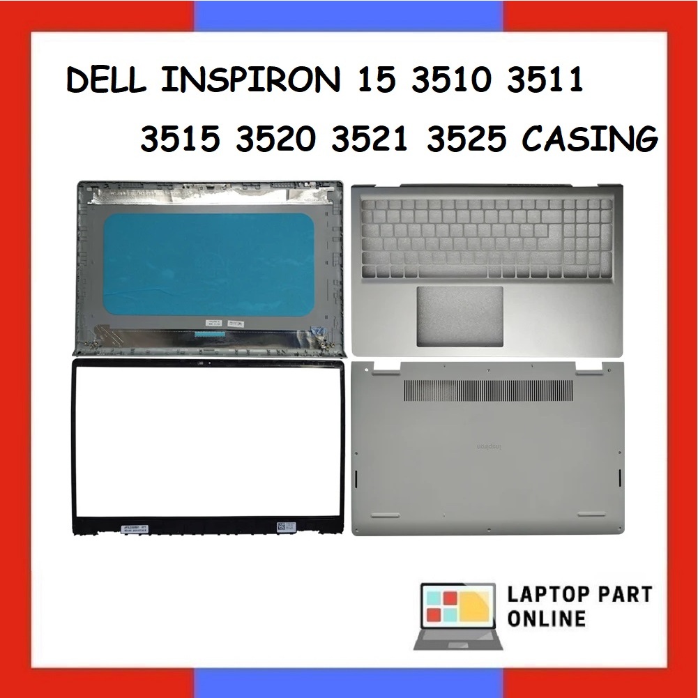 DELL INSPIRON 15 3510 3511 3515 3520 3521 3525 LCD Back Cover Top Case ...