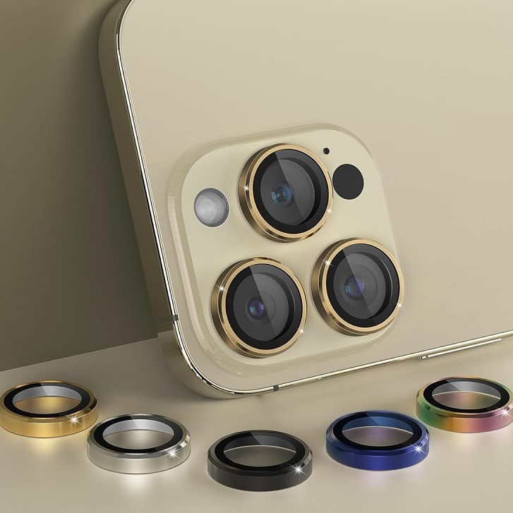 HALOSURE Geordi Guard 3-Units Camera Lens Protector Ring With Cover for ...