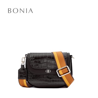 Buy BONIA Uniform Green Irma Monogram Mini Tote Bag Online