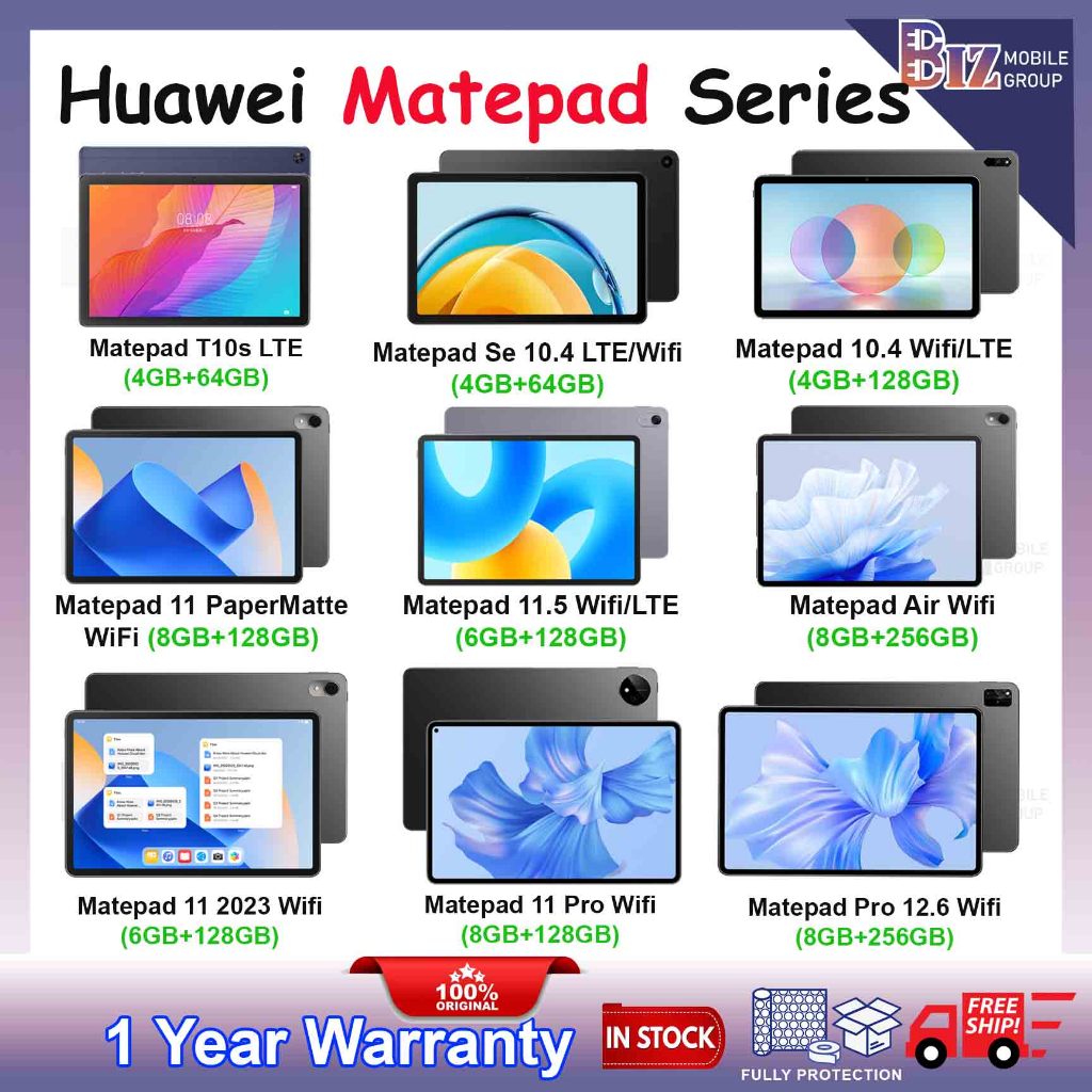 HUAWEI MatePad Air 11.5'' WIFI 12GB+512GB Snapdragon 888 Tablet PC 8300mAh