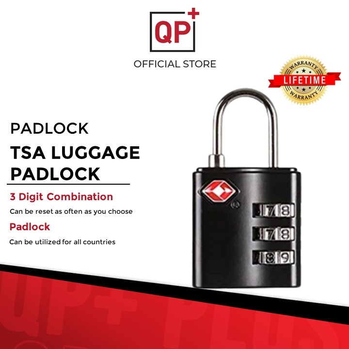 WINSIR TSA LUGGAGE LOCK WITH PASSWORD SECURITY LOCK 3 DIGITS LUGGAGE