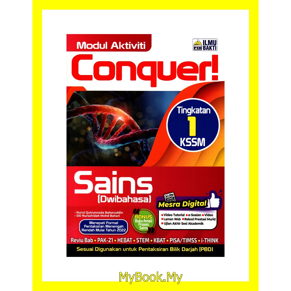 Baru Myb Buku Latihan Modul Aktiviti Conquer Tingkatan Sains Science Ilmu Bakti