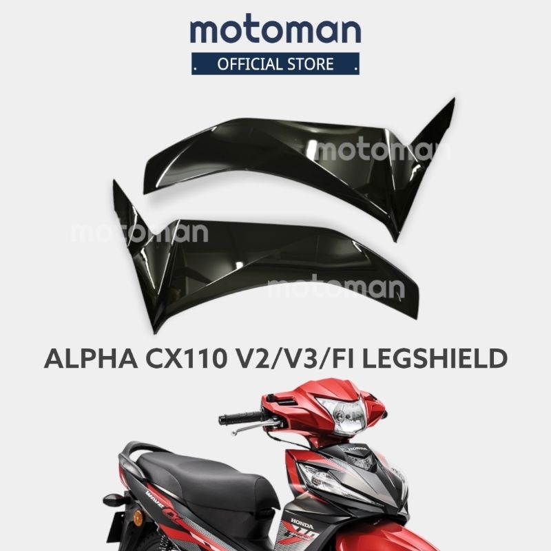 Honda Alpha Cx110 V2 V3 Legshield Kepok Kepak Sayap 64750 64770 K71 ...