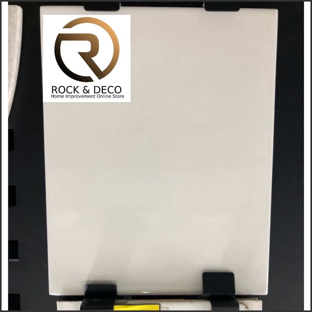 8"x10" 20cm x 25cm Ceramic Wall Tiles Gloss Surface Rockanddeco