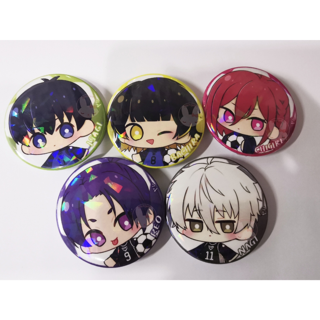 ~YamuCorner~ ⚽ Blue Lock 44mm Doujin Merchandise can badge pin Isagi ...