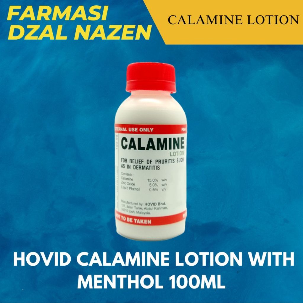 HOVID CALAMINE LOTION WITH MENTHOL 100ML Shopee Malaysia