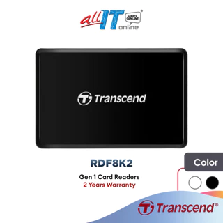 Transcend USB 3.1 Gen 1 Card Readers - Black/White RDF8K2