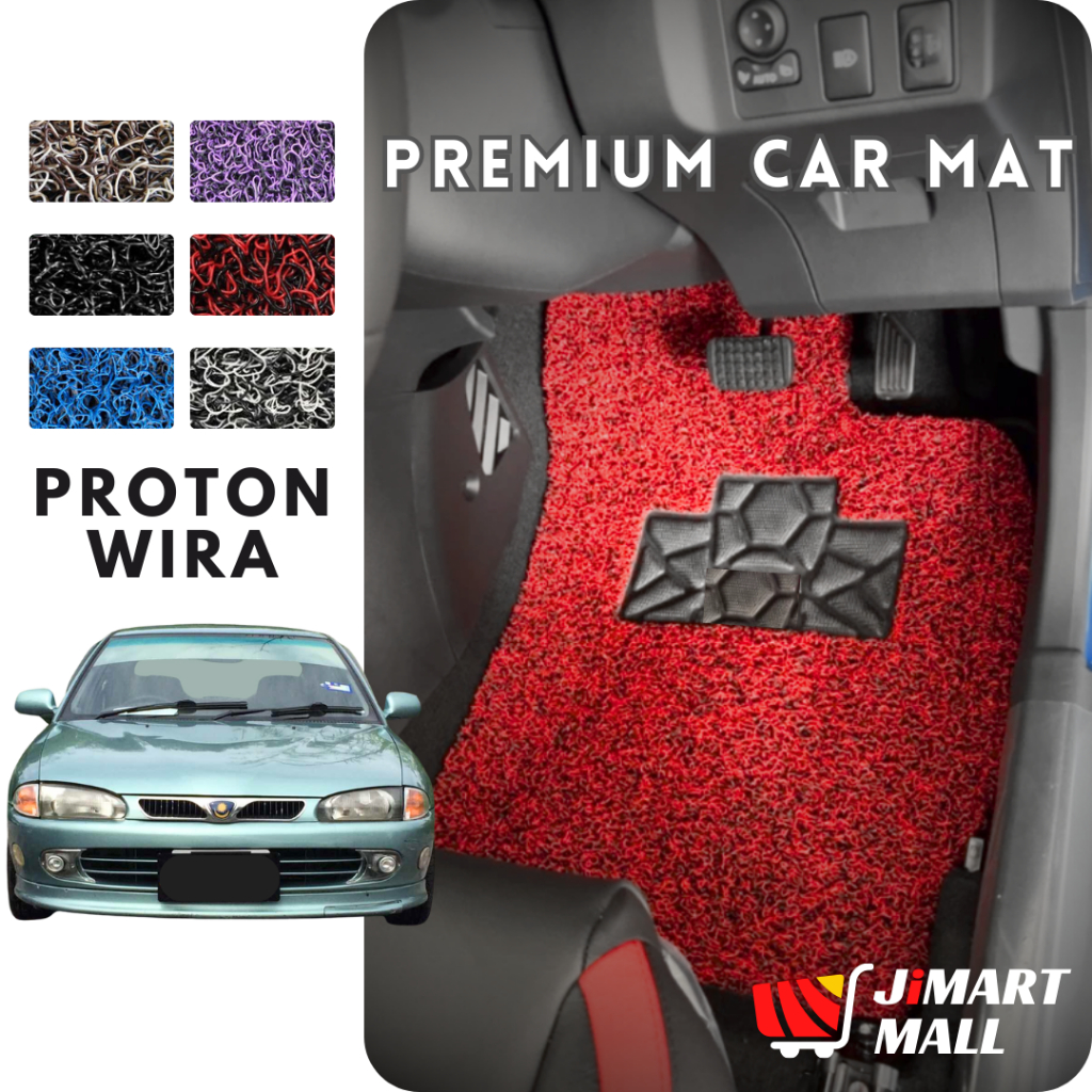 PROTON WIRA / SATRIA CUSTOMADE CAR MAT CAR CARPET Coilmat Anti Slip Fit