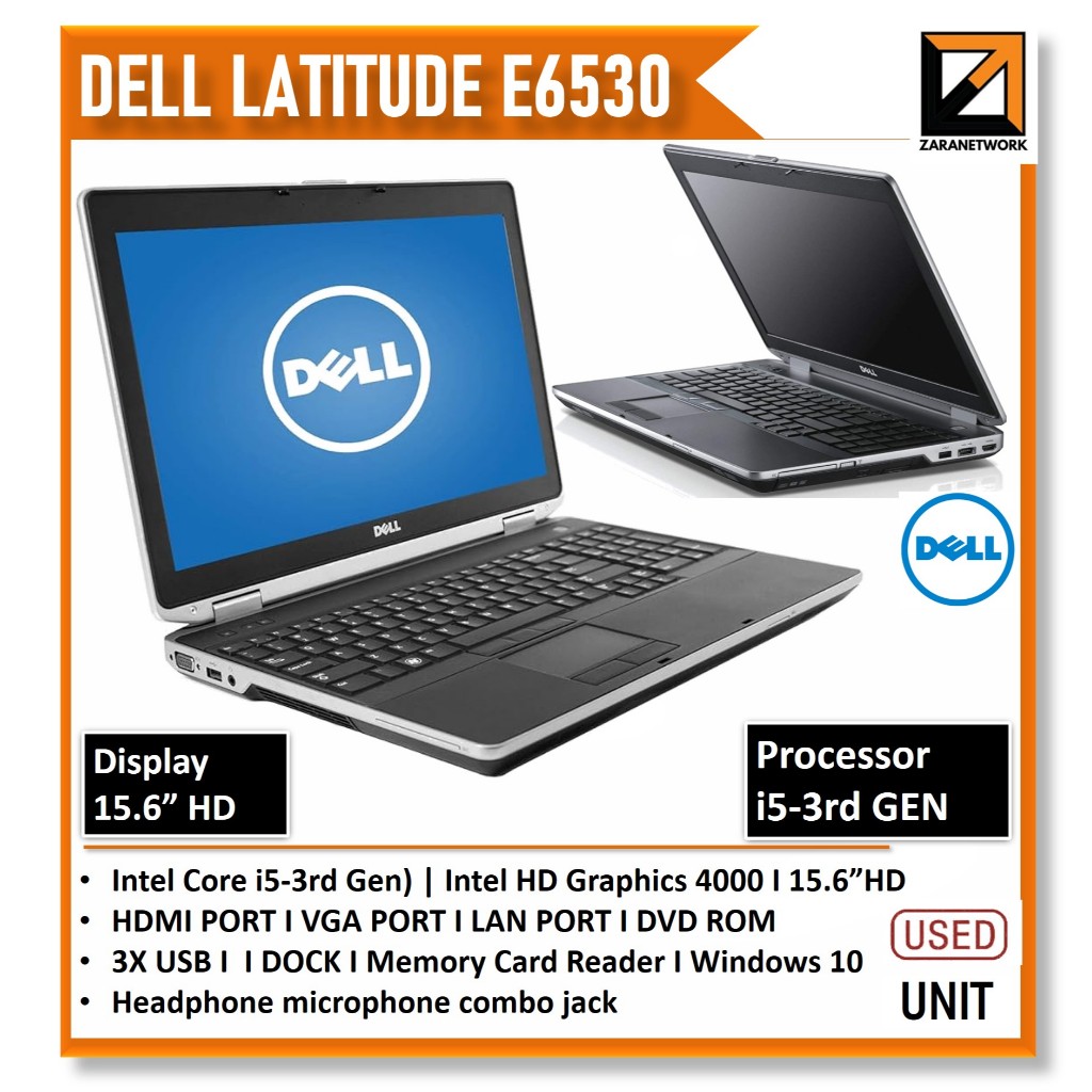 Dell Latitude E6530 / E6430 / E6320 / E6230 / E5430 CORE i5/i7(2nd/3rd ...