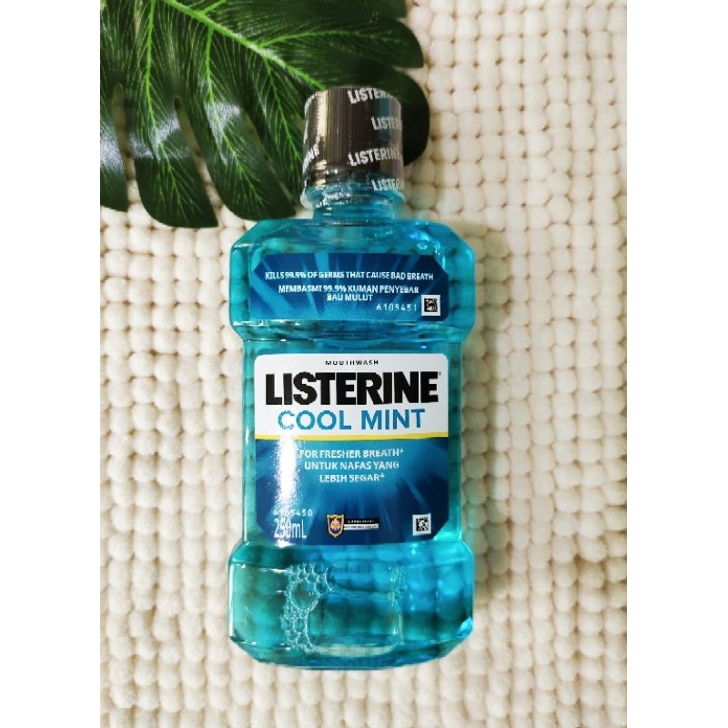 LISTERINE Mouth Wash - Cool Mint (250ml) | Shopee Malaysia