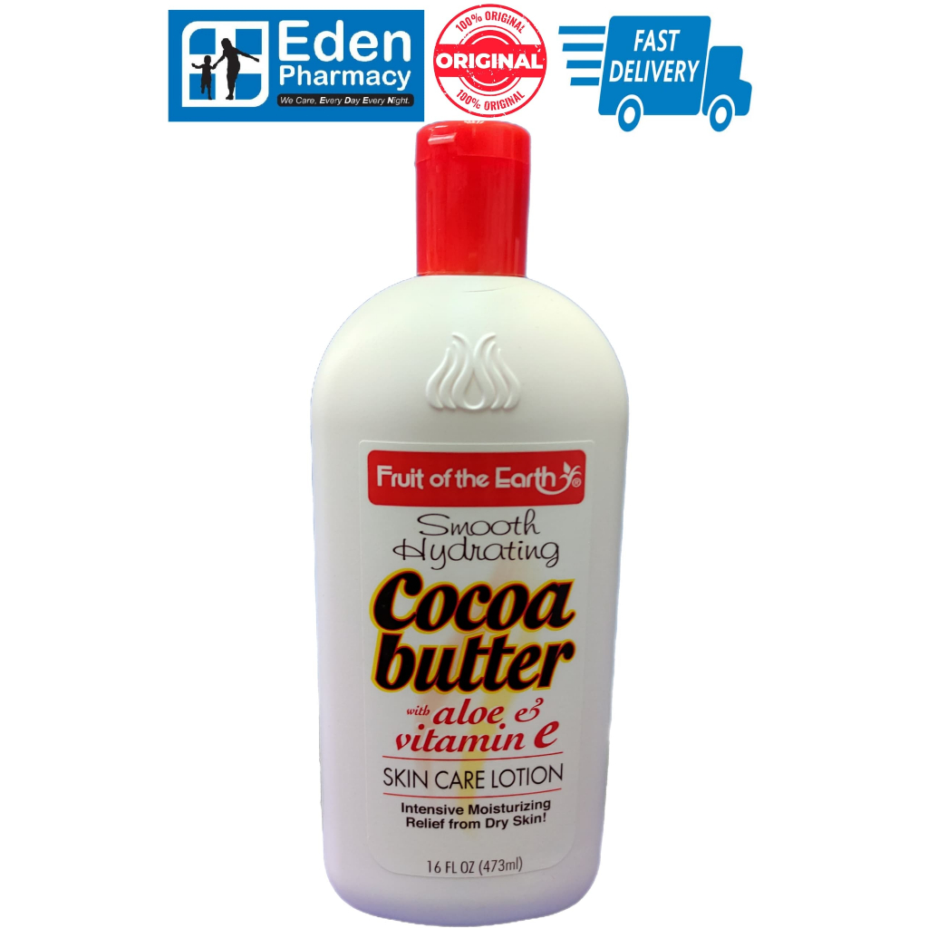 Fruit Of The Earth Cocoa Butter Aloe Vitamin E Lotion 473ml Shopee Malaysia 6917