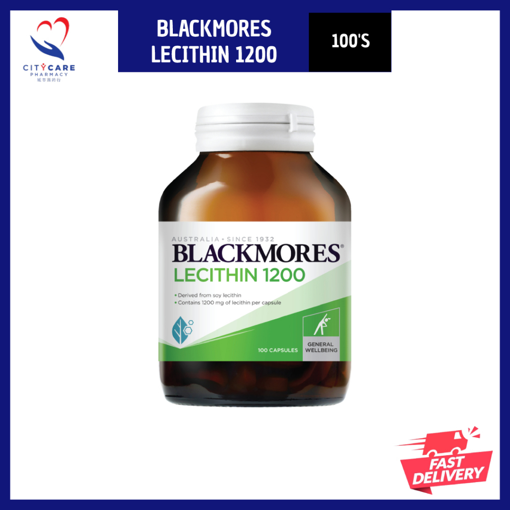 [EXP 26/09/2025] BLACKMORES LECITHIN 1200 MG (100 CAPSULES) Breakdown