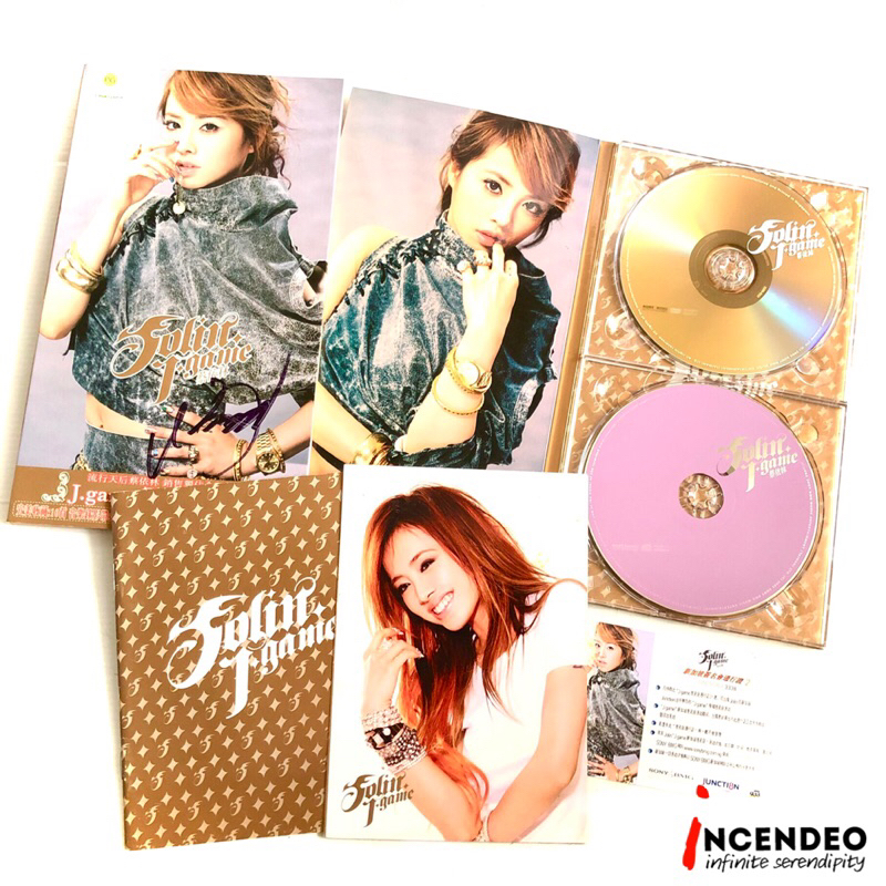 蔡依林Jolin Tsai J.Game 冠军庆功版CD+DVD Album with Signature