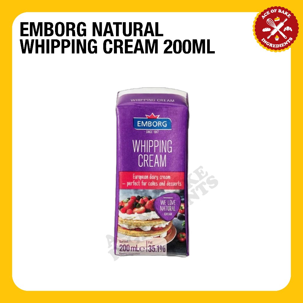 Natural Whipping Cream 200ml / 1L Shopee Malaysia