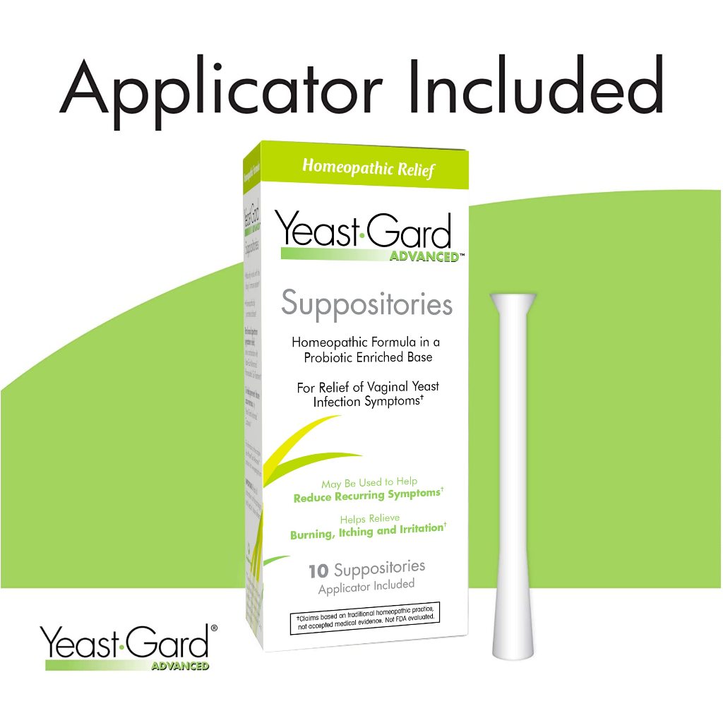 YeastGard Advanced, Yeast Gard Suppositories, 10 Suppositories Shopee