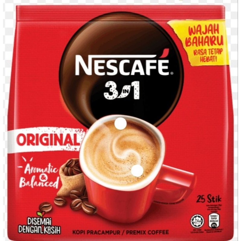 NESCAFE CLASSIC 3in1 INSTANT COFFEE - 20 STICKS - MILK SUGAR COFFE IN ONE  STICK