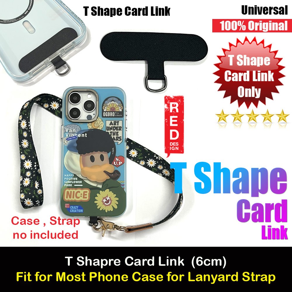 Phone Case T Shape Card Link Patch Clip Strap Holder Hanger for Strap ...