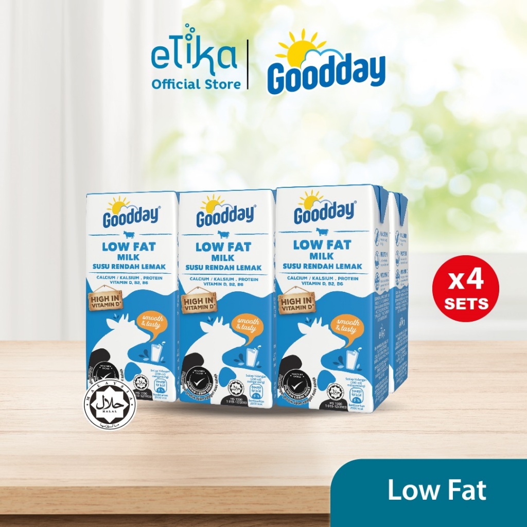 Goodday UHT - Chocolate/Strawberry/Full Cream/Low Fat Milk (200ml x 6 ...