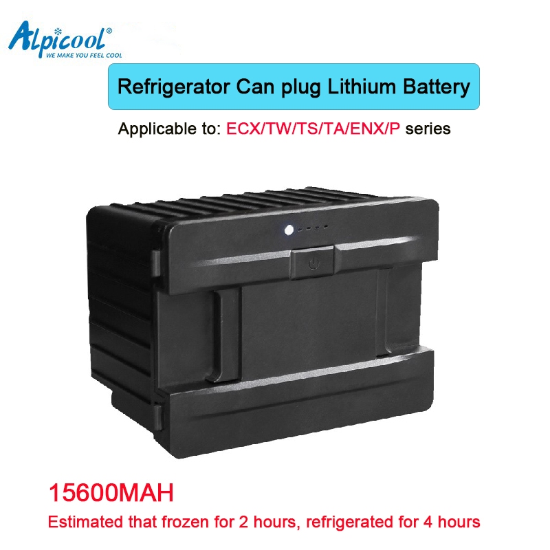 Alpicool Removable Lithium Battery Bateri Car Refrigerator Can plug a