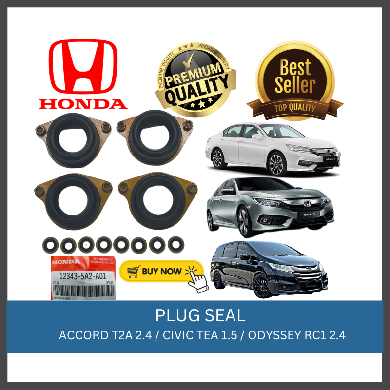 Honda Genuine Engine Plug Seal Accord T2A 2.4 Civic TEA 1.5 Odyssey RC1 ...