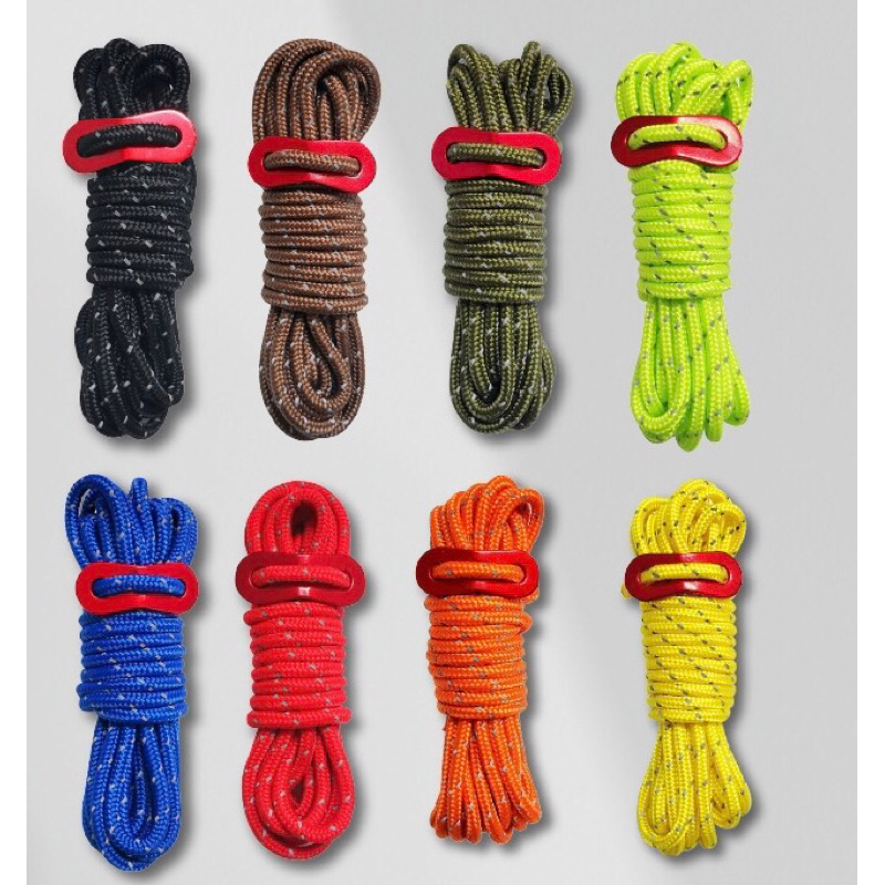 Outdoor Camping Rope Tali Khemah Tali Flysheet Reflective Wind Rope ...