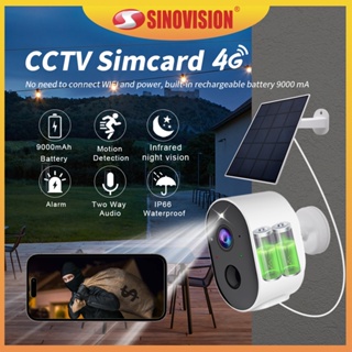 4K UHD Solar Wireless Camera Long Distance CCTV Outdoor Waterproof