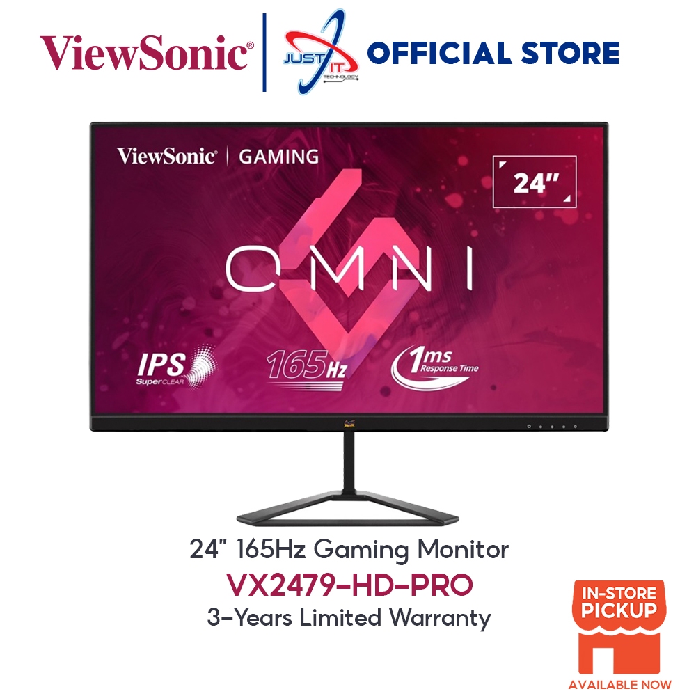 Viewsonic Vx Hd Pro Gaming Monitor Ips Fhd Ms Hz Hd