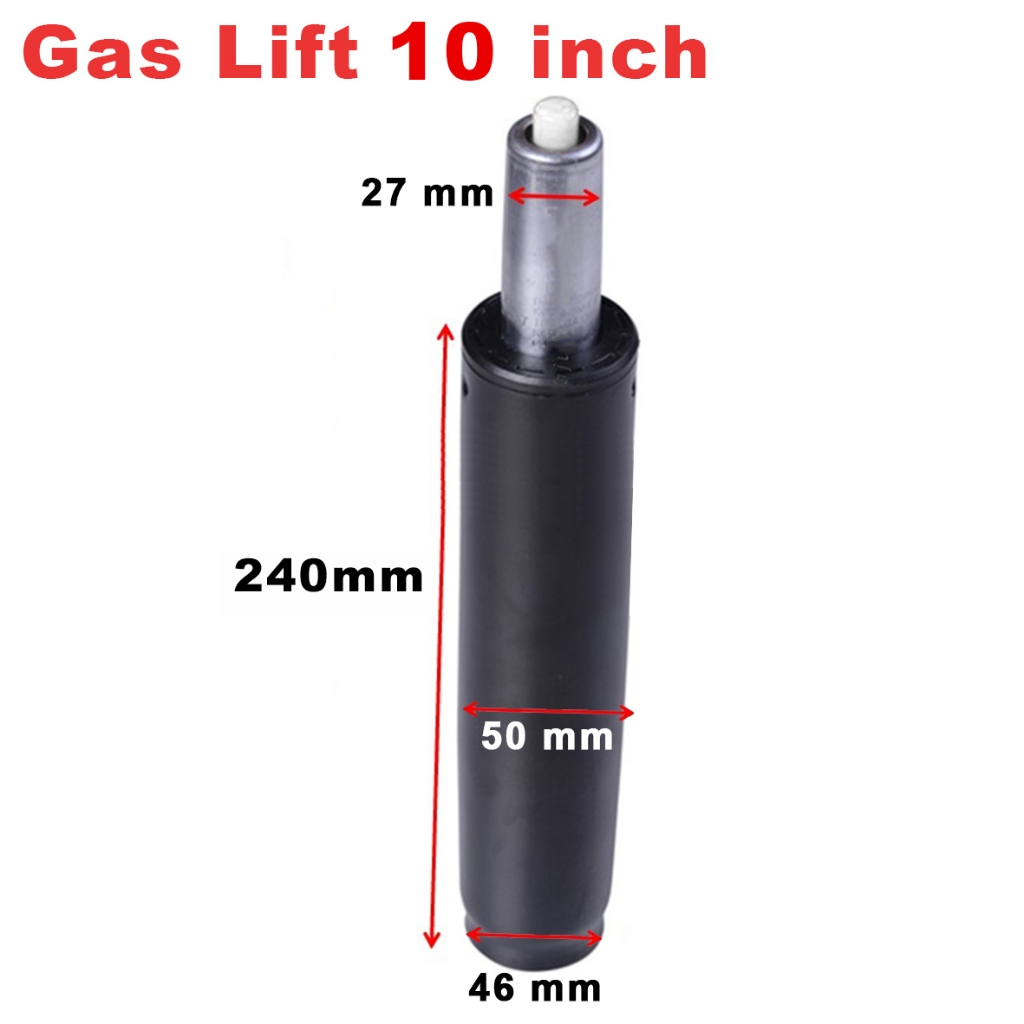 Gas Spring Lift Cylinder - 14 Inch Telescopic Rod For Barber & Office Chairs