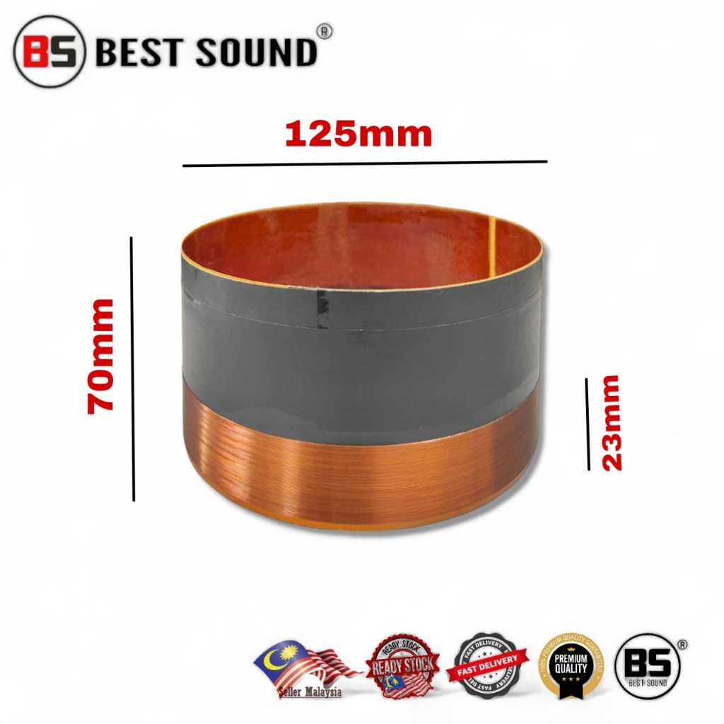BS BEST SOUND Speaker Woofer Voice Coil 125mm 15