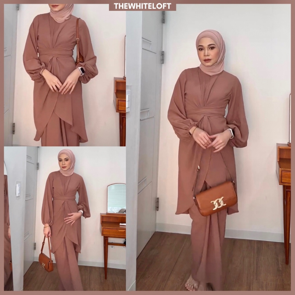 Readystock Jane Kurung Haurabelle Baju Kurung Moden Instant Pario Baju