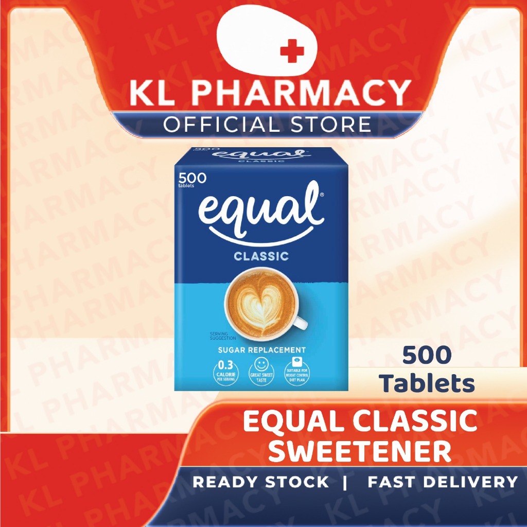 Equal Classic Sweetener (500 Tablets) - refill | Shopee Malaysia