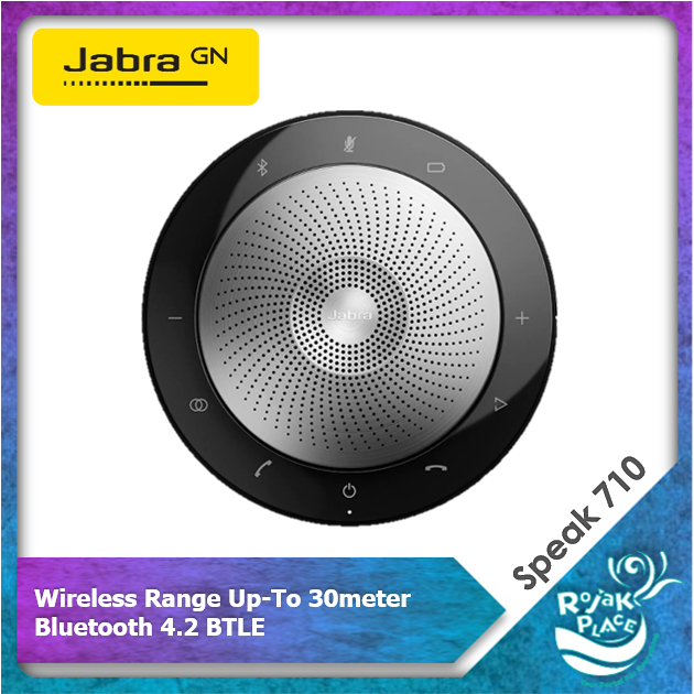 Jabra Speak 710 Premium Portable Conference Speakerphone with Jabra Link 370 USB Dongle USB Cord and Bluetooth Shopee Malaysia