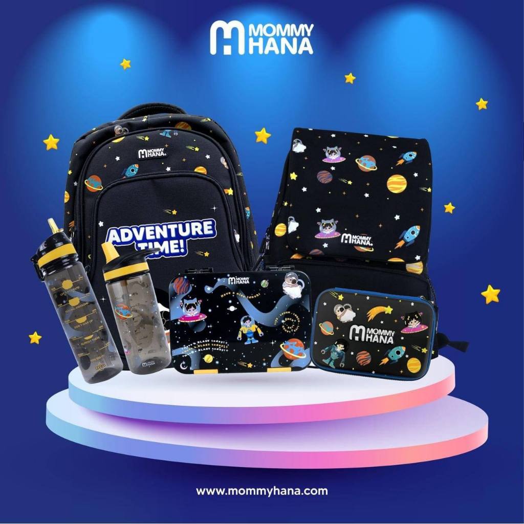 MOMMYHANA BAG TO SCHOOL BEG SEKOLAH BAGPACK PENCIL CASE