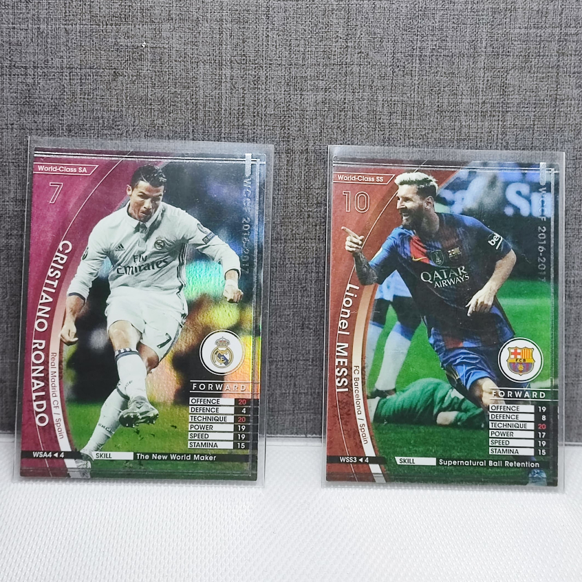 Panini WCCF Japan edition Messi and Ronaldo 2015-2016