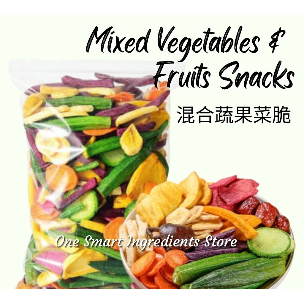 Freeze Dried Vegetable & Fruit Snack 综合蔬果干脆片 500gm Shopee Malaysia