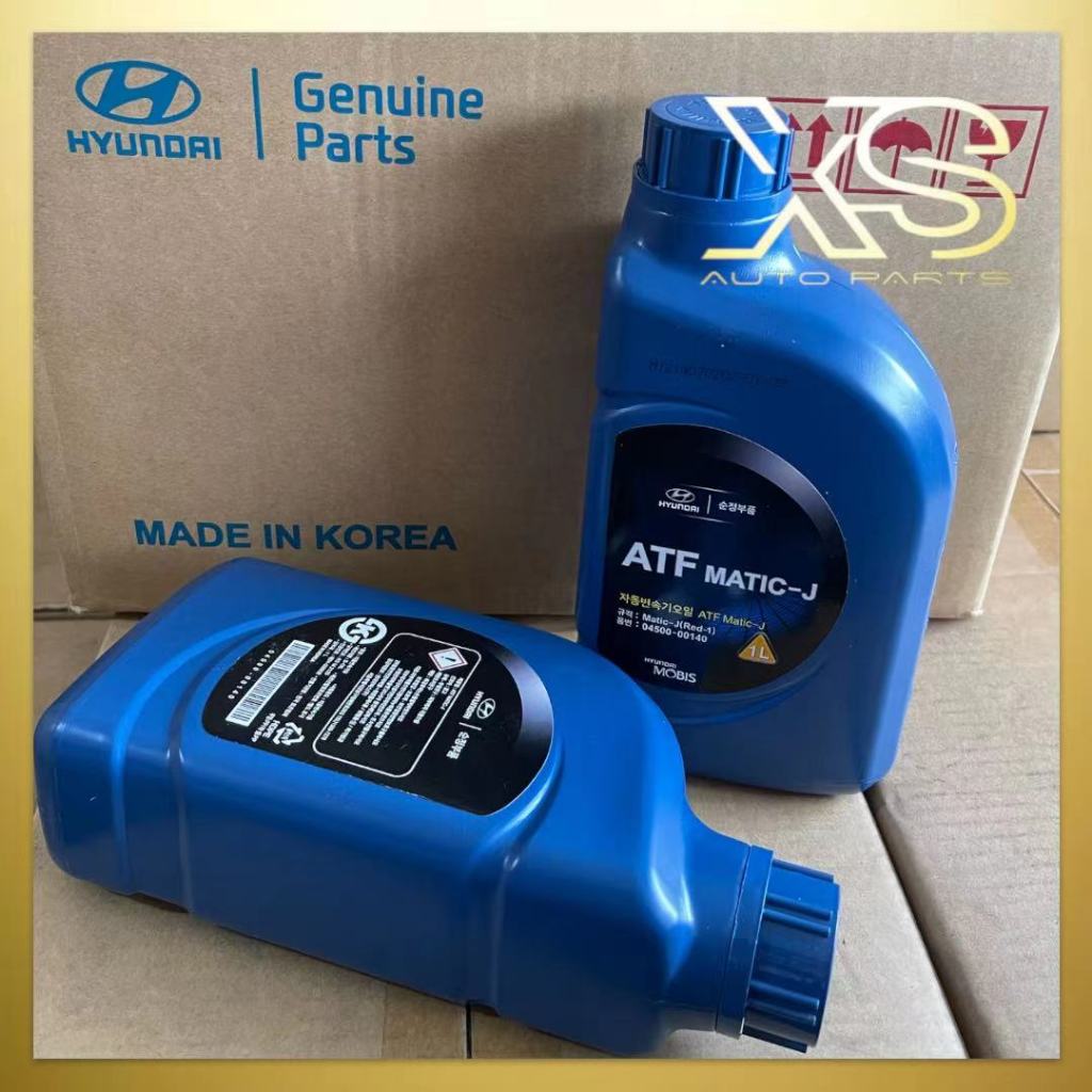 (100% Ori)Hyundai ATF Matic J Gear Oil 1L X 4 Bottles Kia Sorento ...
