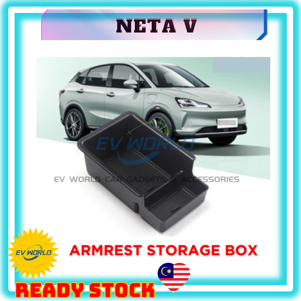 【B146 READY STOCK】New Neta V Armrest Storage Box Front Center Console ...