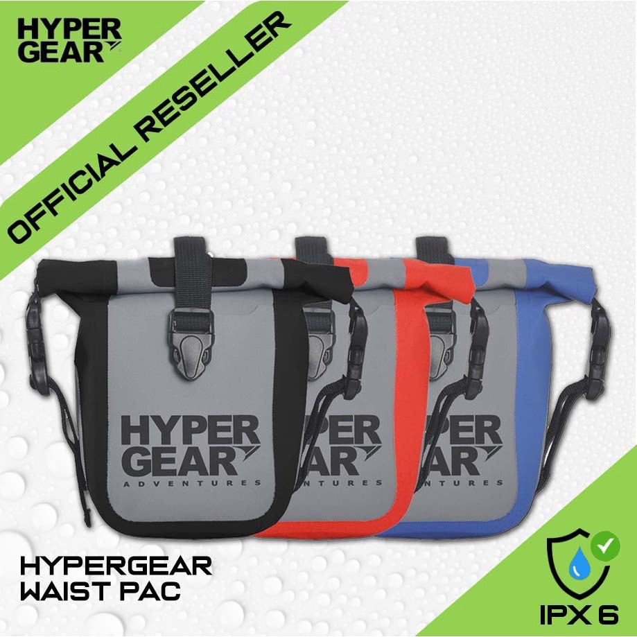 Hypergear Waist Pac Blue Red Black 100 Original 1 Year Warranty Shopee Malaysia