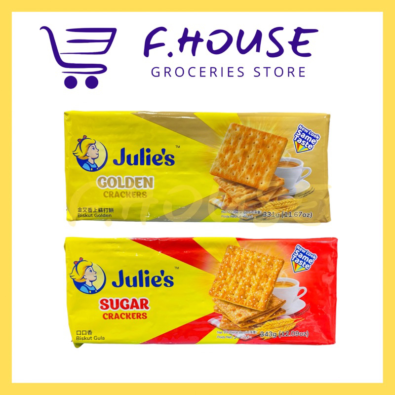 Julie's Sugar Crackers / Golden Crackers (331g/343g) | Shopee Malaysia