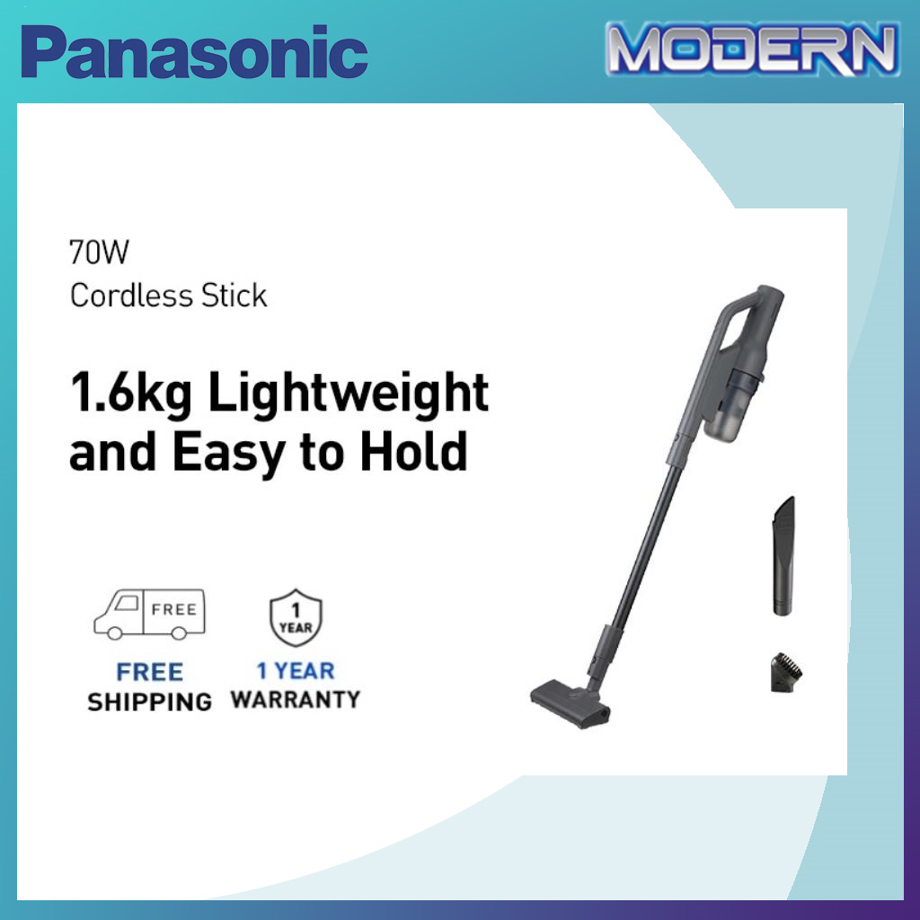 PANASONIC MCSBM20 LIGHTWEIGHT CORDLESS HANDHELD STICK VACUUM CLEANER