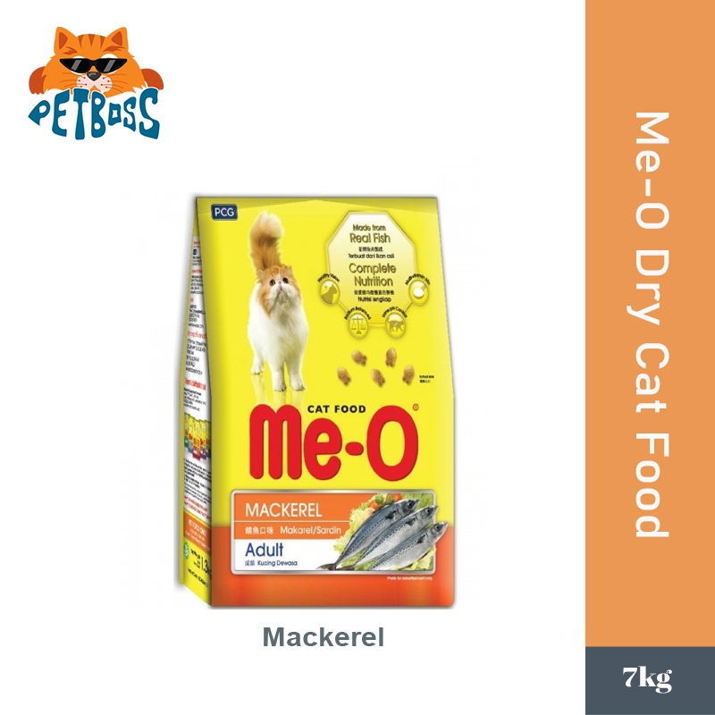MeO Cat Dry Food Mackerel (7kg) Shopee Malaysia
