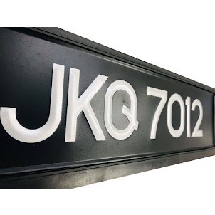 Embossed Car Number Plate [3D STYLE] FREE Casing | Shopee Malaysia