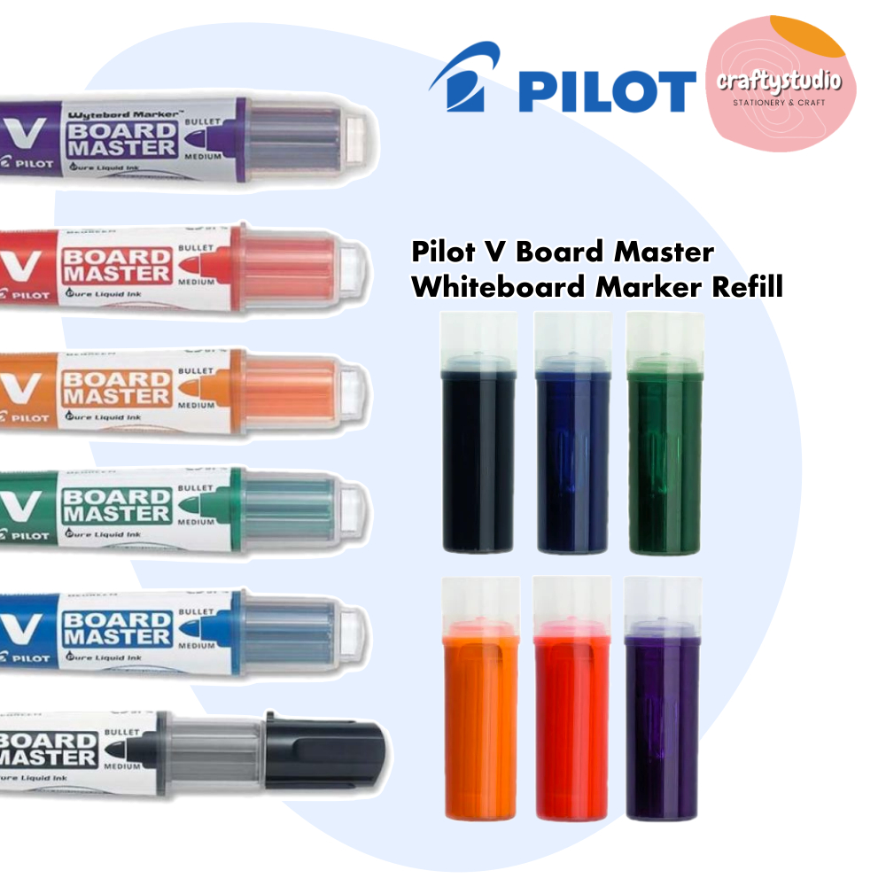 (REFILL) Pilot V Board Whiteboard Marker Refill Cartridge, Whiteboard