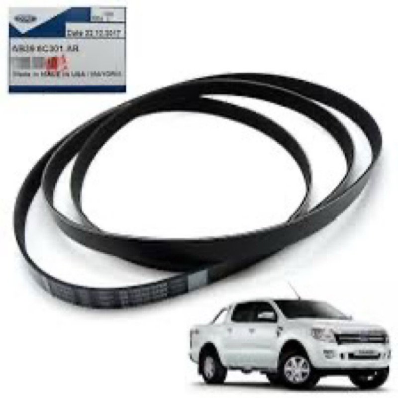 100% ORIGINAL FORD RANGER FAN BELT, BELT TENSIONER & IDLER PULLEY ...