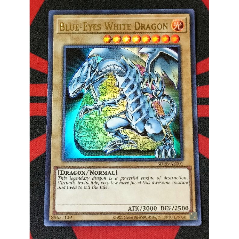YUGIOH KONAMI SDRBAE001 BlueEyes White Dragon (Ultra Rare) Shopee